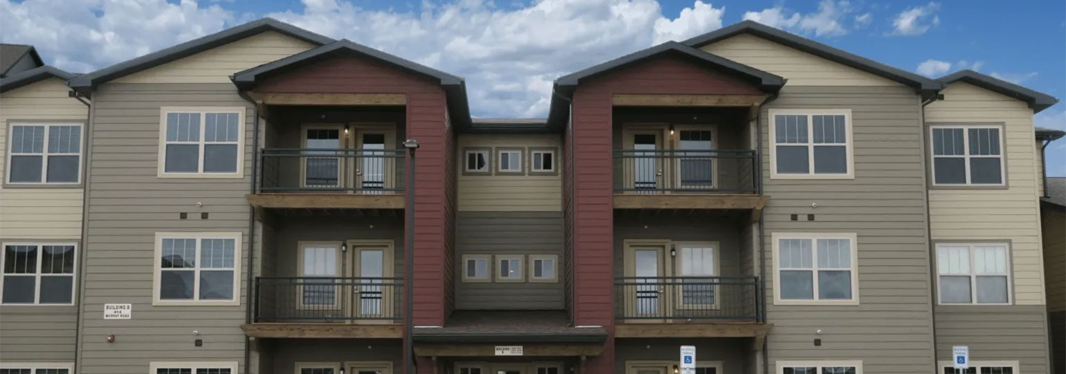 Outside view of Bitter Root Apartments 3